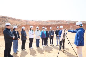 팜앤포레스트 타운 조성 사업 현장 점검