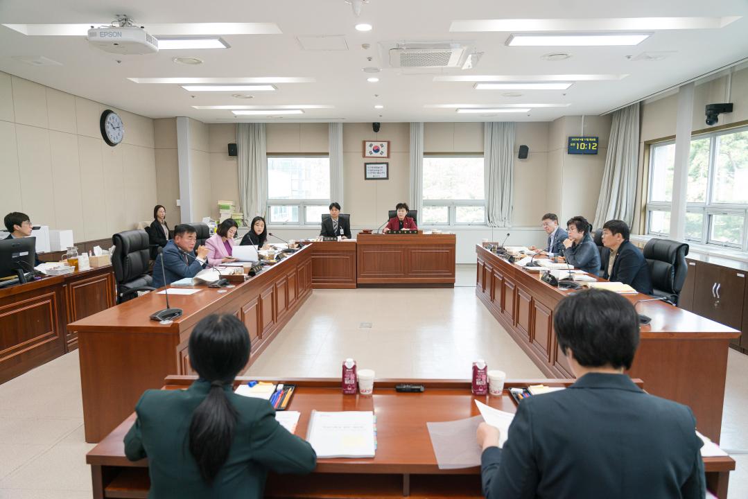 상임위 위원별 제3차 회의 (제292회 임시회)