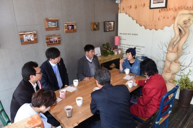 의원 연구모임(두레 제2강) 김미화가 운영하는 농사와 예술이 있는 카페 방문