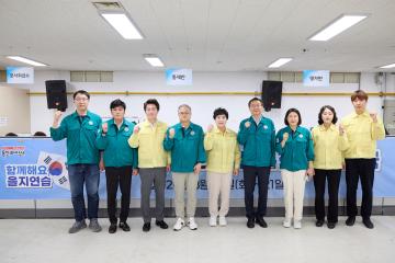 을지연습장 격려 방문