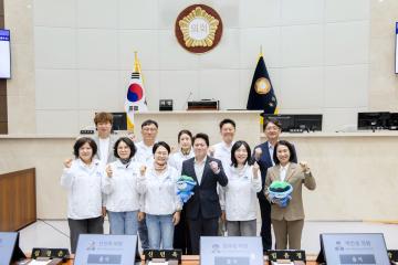 여수시의회 의회운영위원회 위원 방문